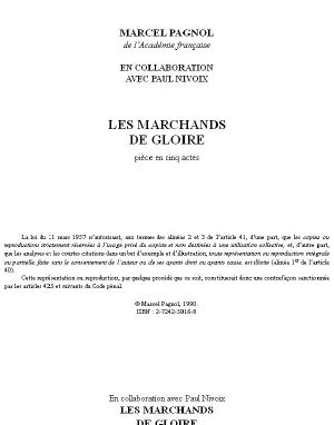 [Trilogie marseillaise 03] • Les Marchands De Gloire